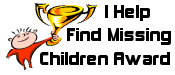 Missing Minors "I help Find Missing Children Award" 